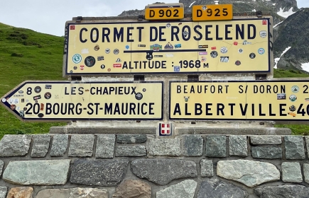 Tag 2 Ziel in Bourg Saint Maurice erreicht.